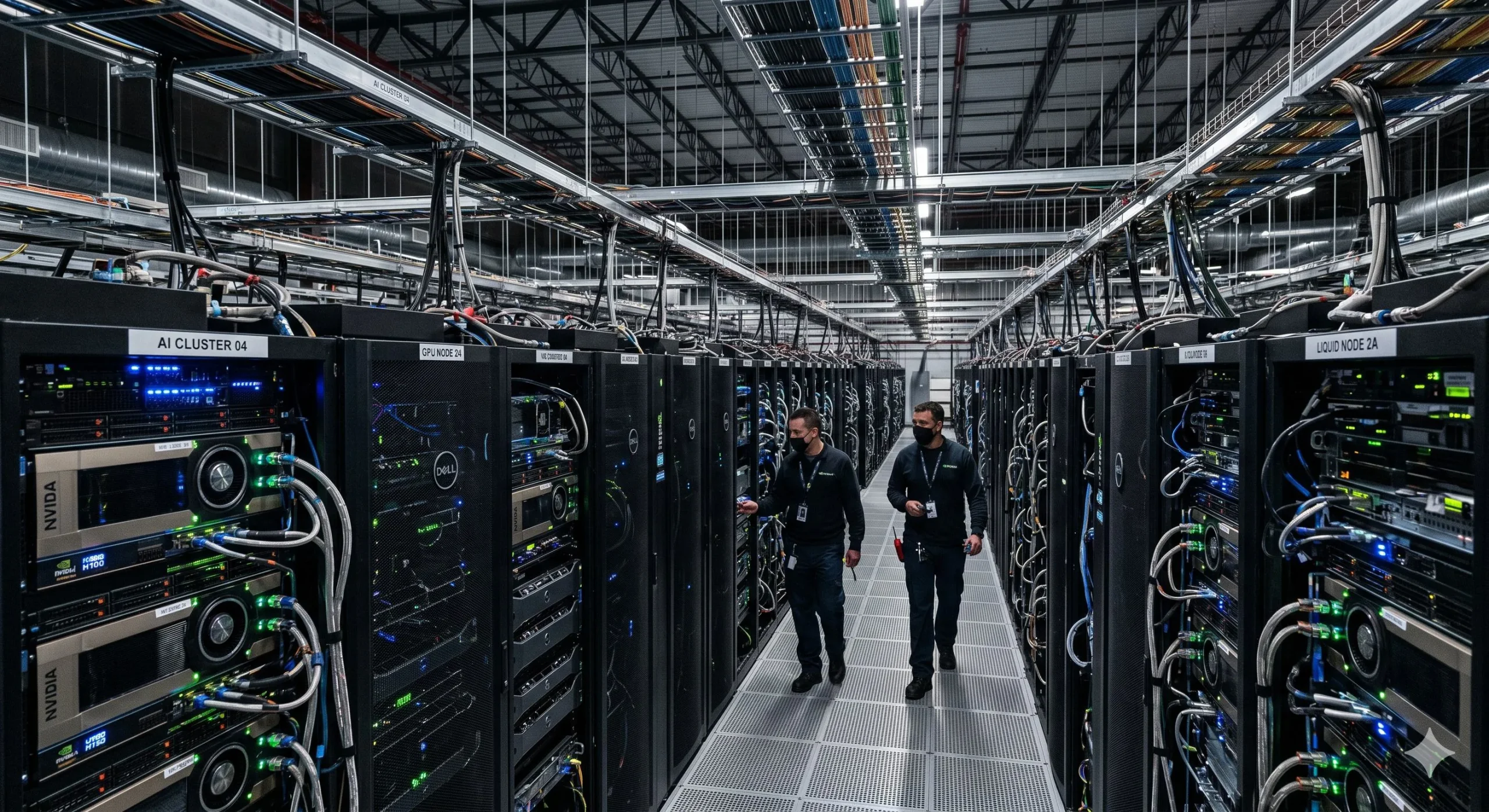 Data center aisle
